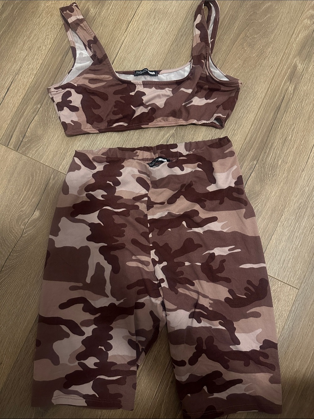 Camouflage Bike Short Set